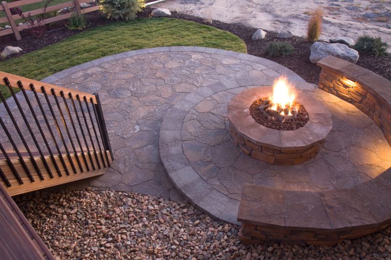 Completed Gas Fire Pit Installation