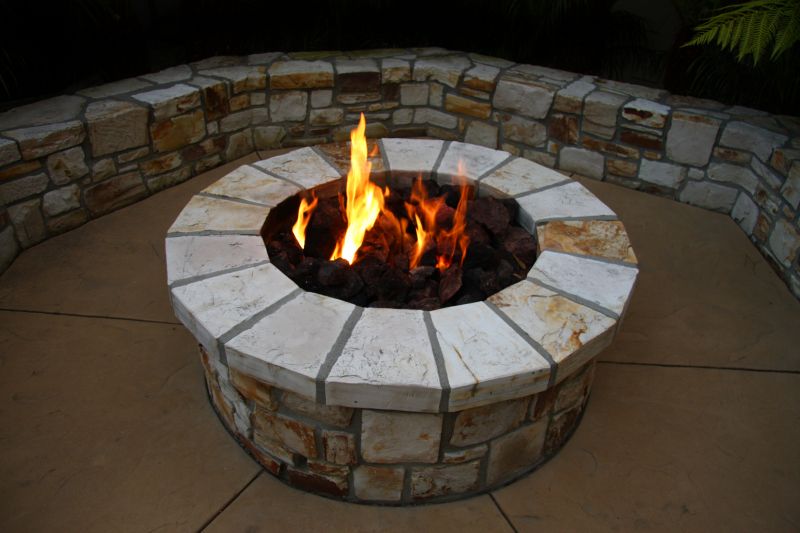 Cozy Outdoor Fire Area