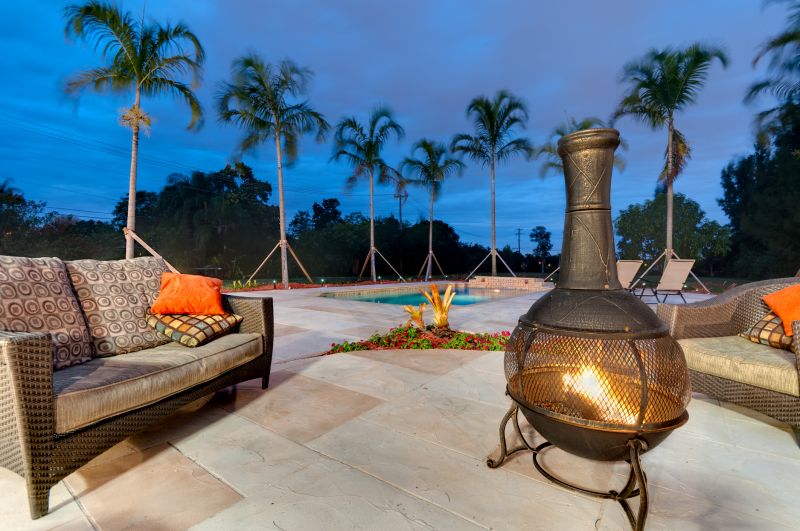 Outdoor Fire Pit with Seating
